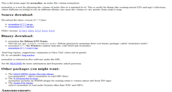 Desktop Screenshot of normalize.nongnu.org