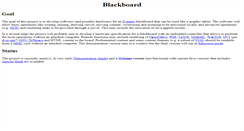 Desktop Screenshot of blackboard.nongnu.org