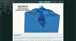 Desktop Screenshot of mechsys.nongnu.org