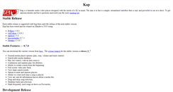 Desktop Screenshot of kap.nongnu.org
