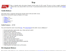 Tablet Screenshot of kap.nongnu.org