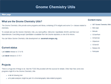 Tablet Screenshot of gchemutils.nongnu.org