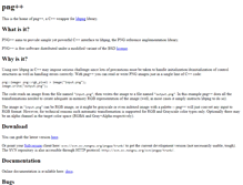 Tablet Screenshot of pngpp.nongnu.org